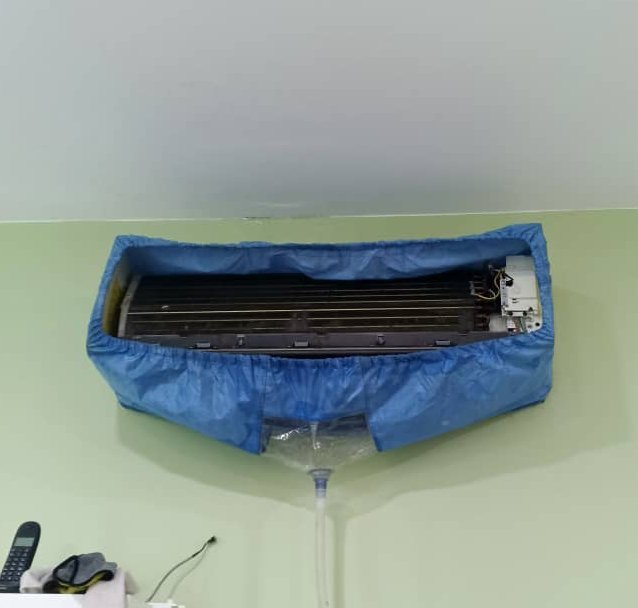 Professional HVAC Technician at Work